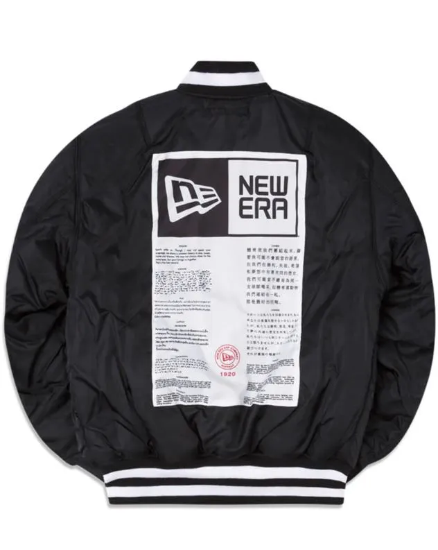 PITTSBURGH STEELERS X ALPHA X NEW ERA MA-1 BOMBER JACKET