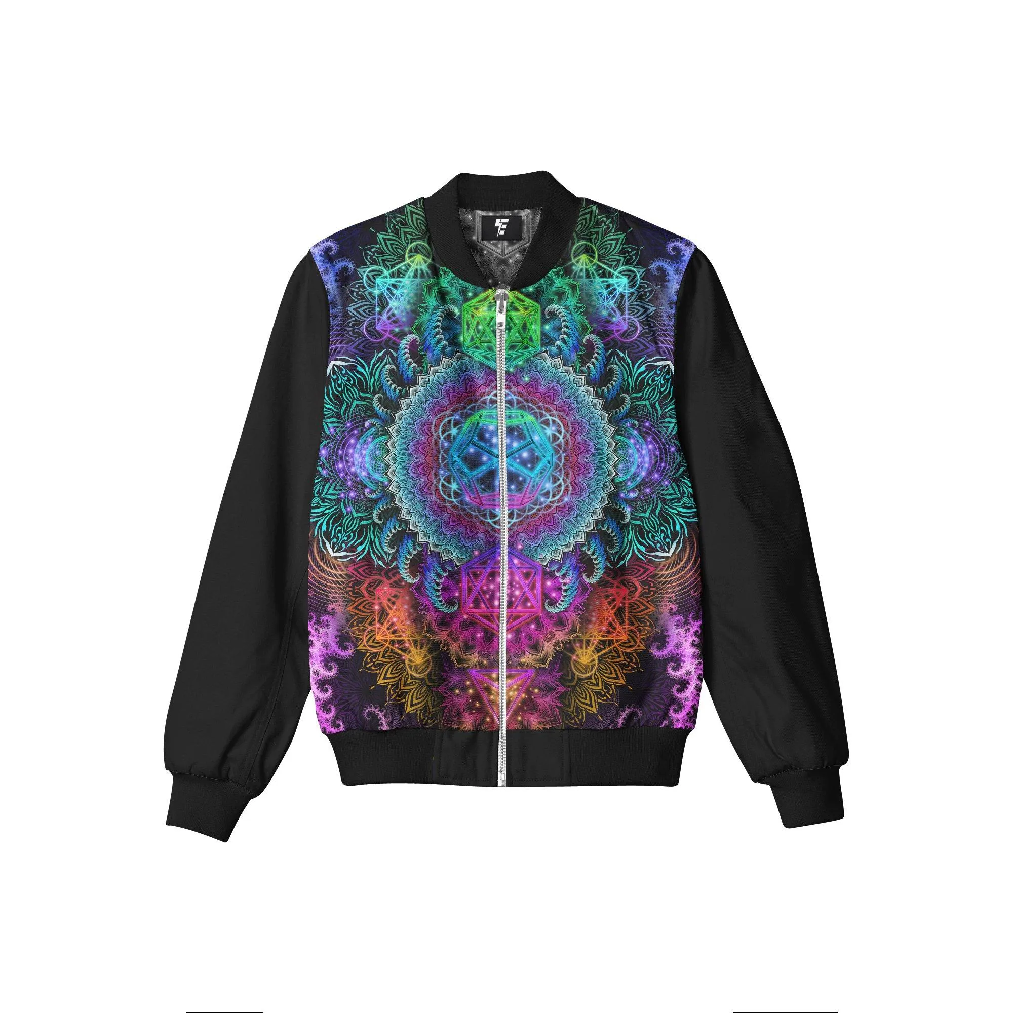 Platonic Mandala V2 Bomber Jacket