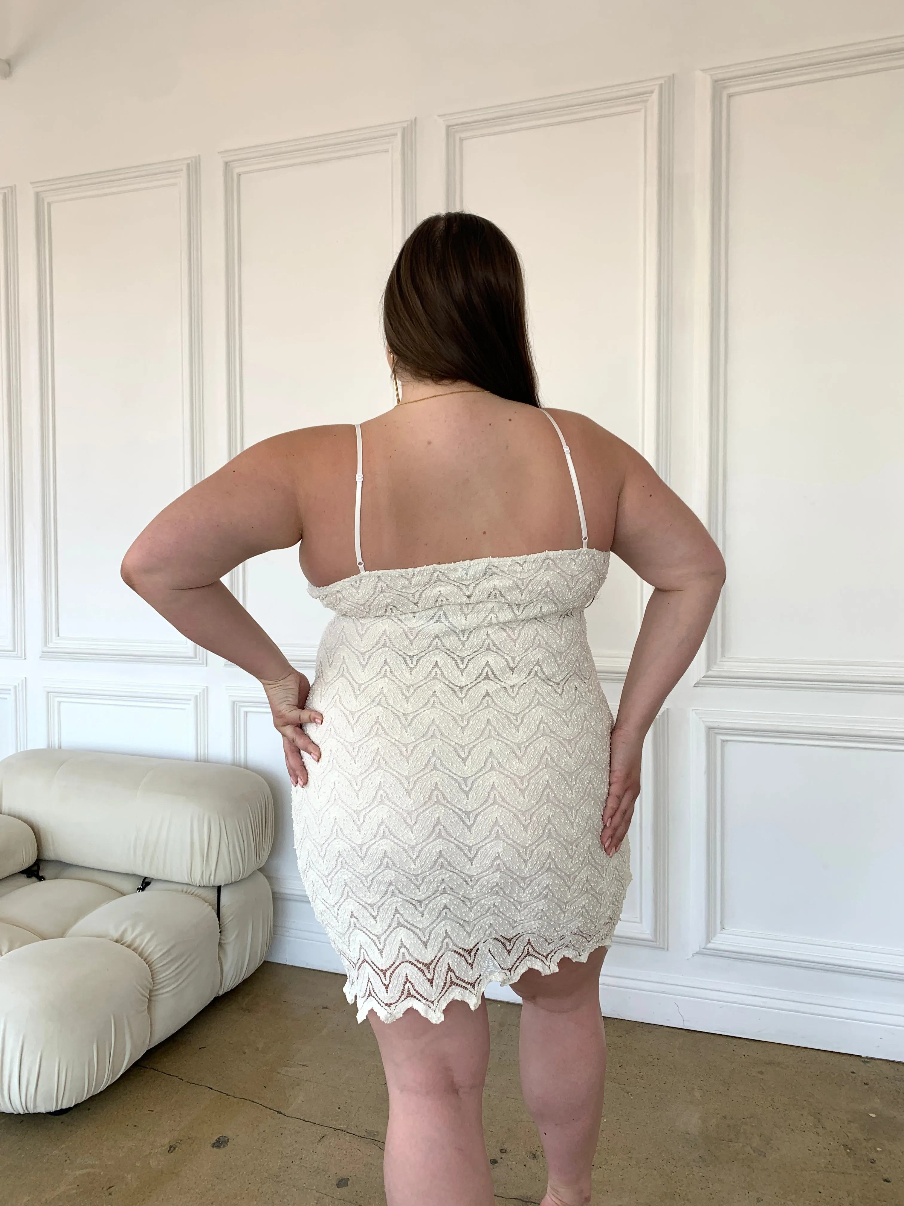 Plus Size Lace Bodycon Dress