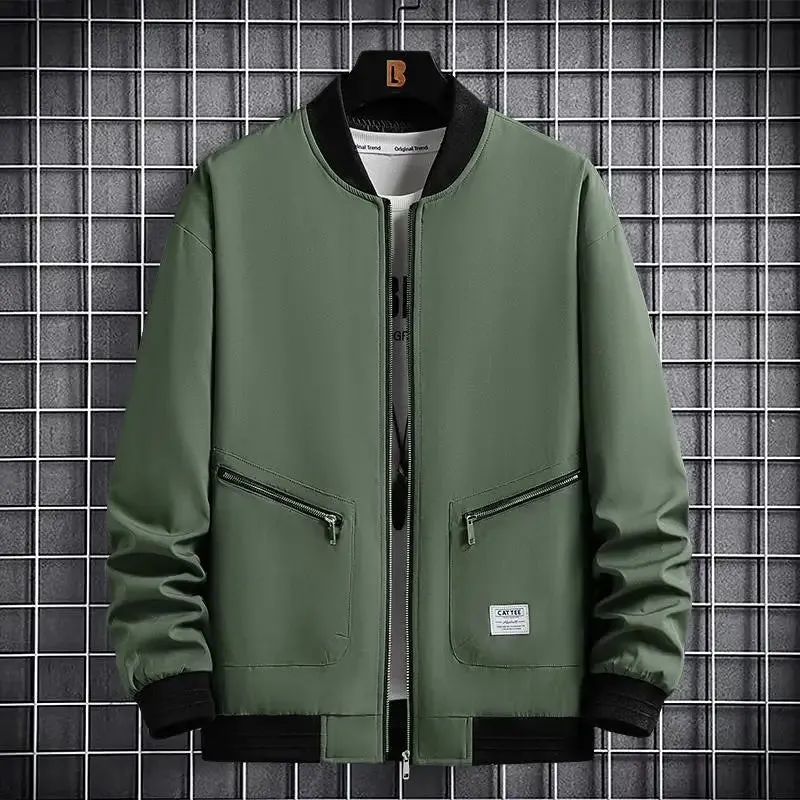 Plus Size Men Jacket 7XL 8XL 9XL Bomber Jacket Zipper Coat Man Autumn Winter Outerwear 점퍼 Chaquetas Hombre Jaqueta De Masculino