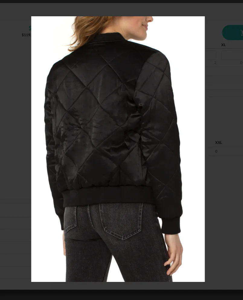 Quilted Bomber Jacket