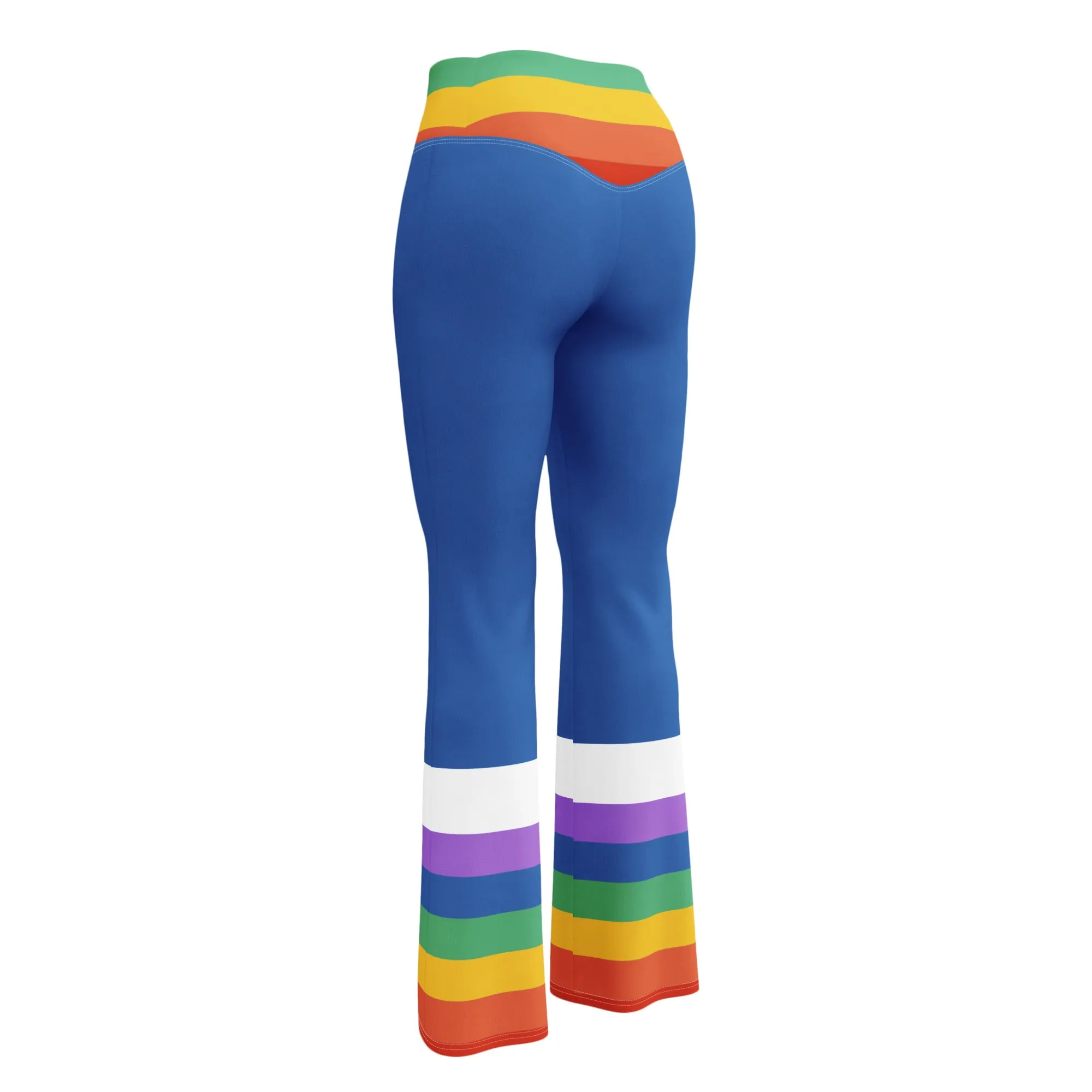 Rainbow Girl Flare leggings