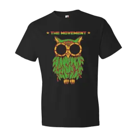 Rasta Owl Tee (Black)