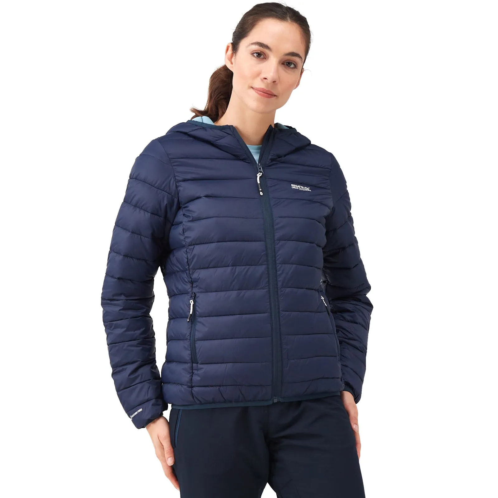 Regatta Womens Marizon Hooded Baffled Jacket Coat