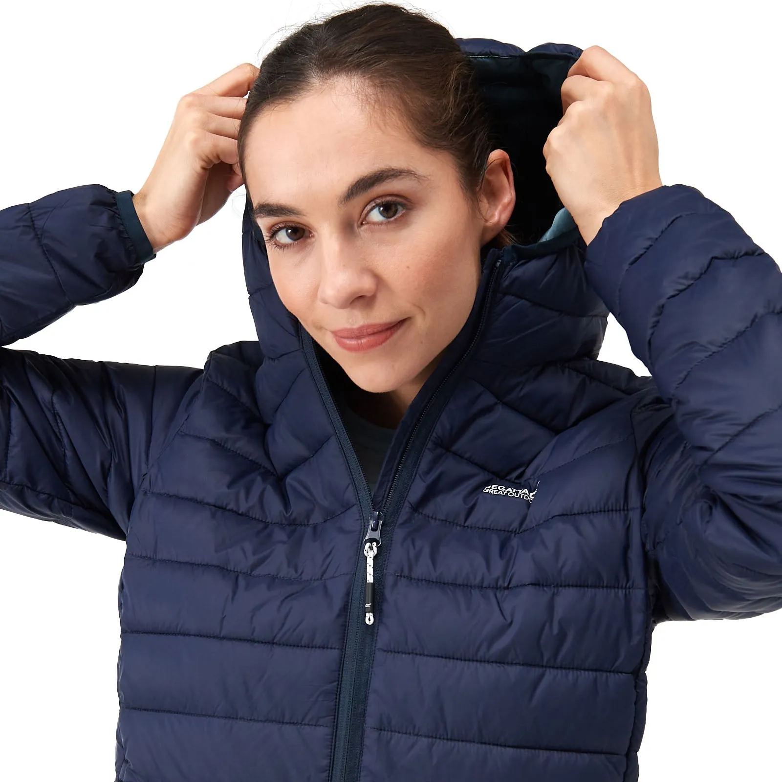 Regatta Womens Marizon Hooded Baffled Jacket Coat