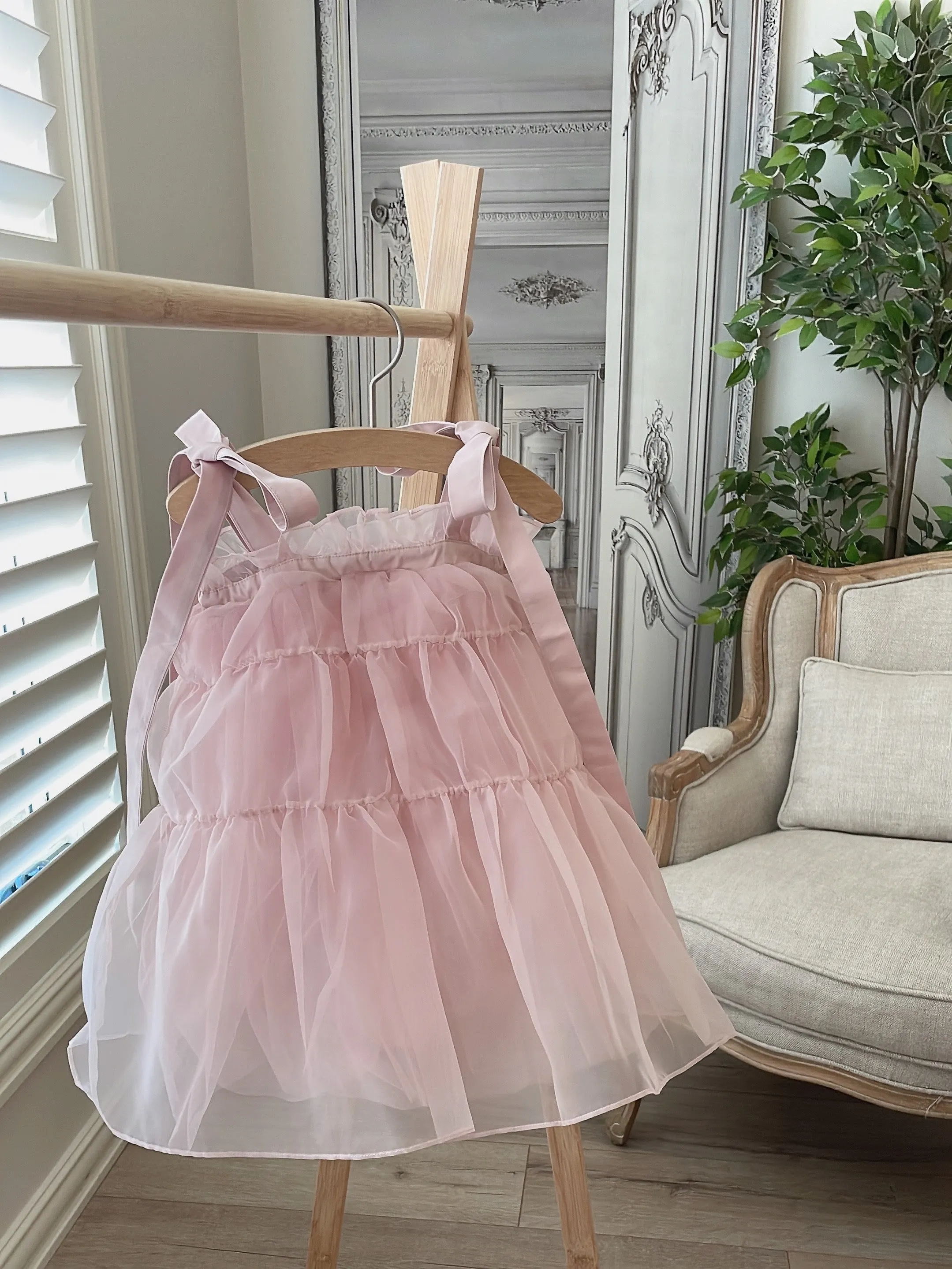 Ribbon Tulle Dress