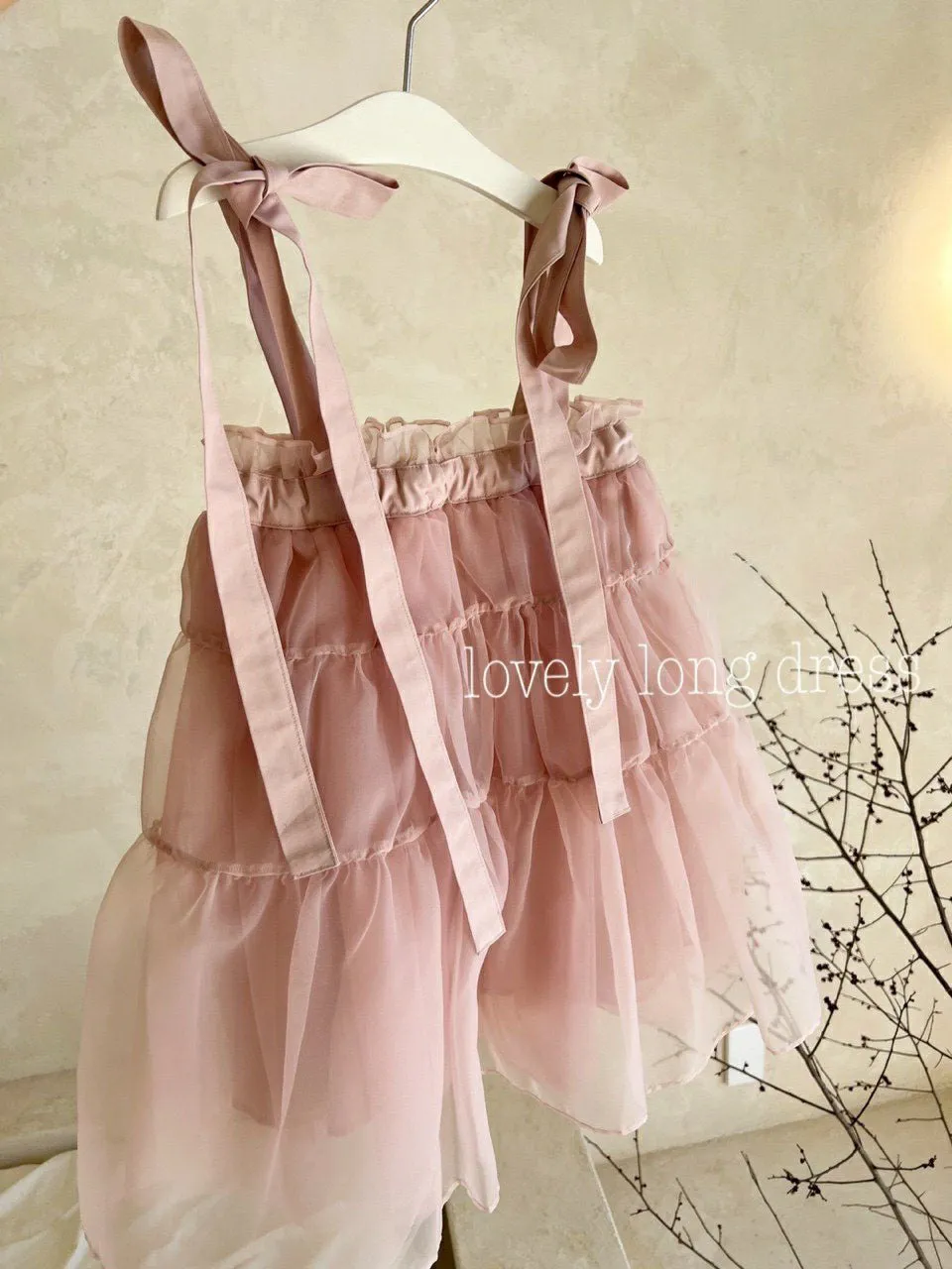 Ribbon Tulle Dress