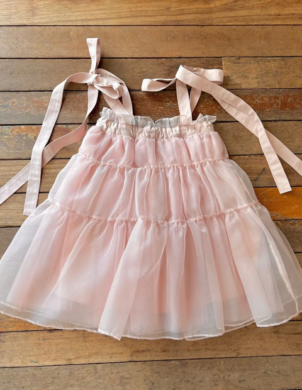 Ribbon Tulle Dress