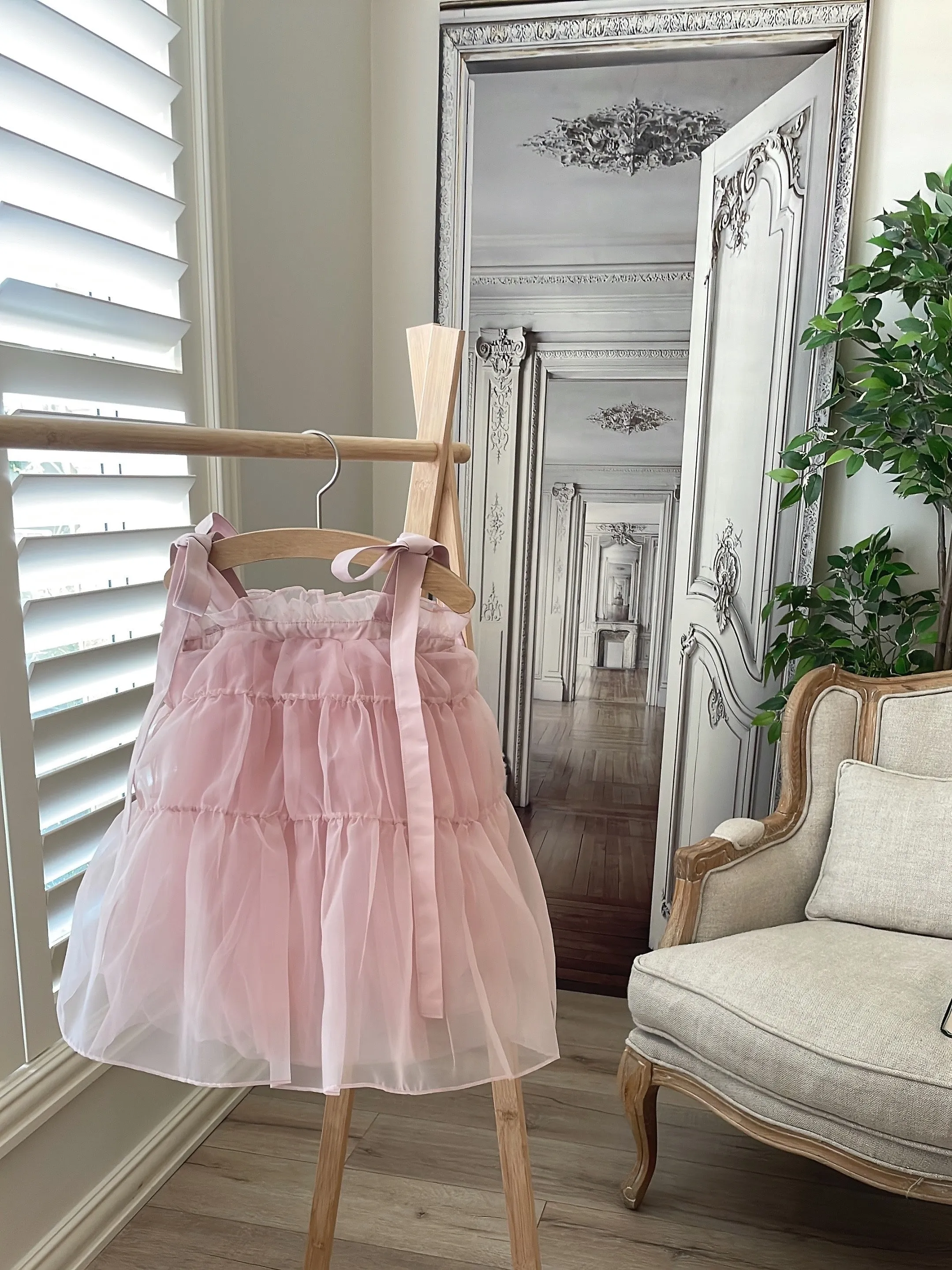 Ribbon Tulle Dress