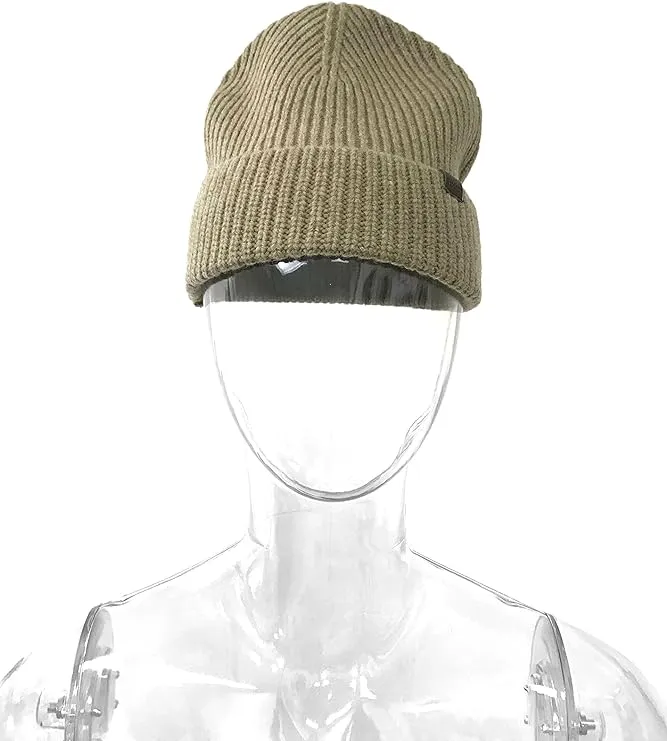 Rich Cotton Unisex Beanie Hat,  Knit Cuffed Beanie Winter Hat, Soft 100% Merino Wool