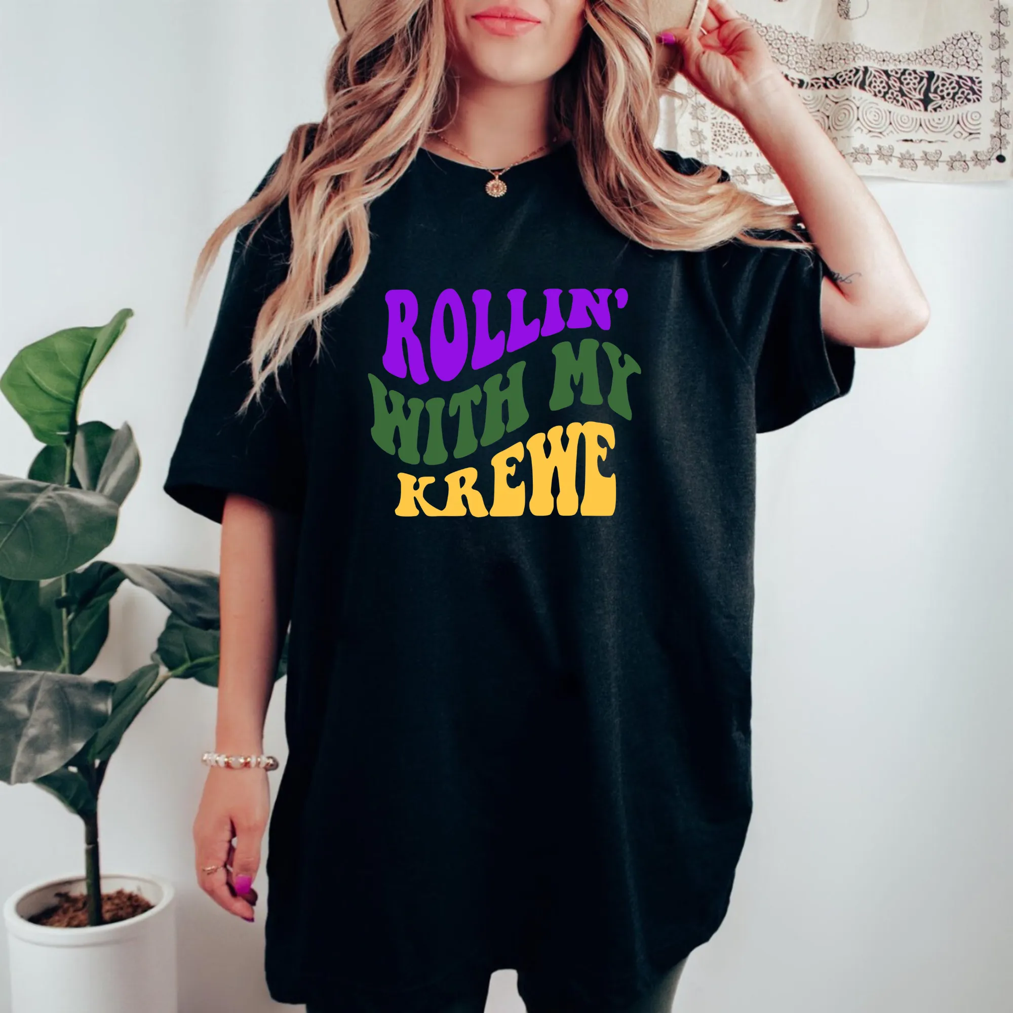 Rollin' With My Krewe Mardi Gras Shirt