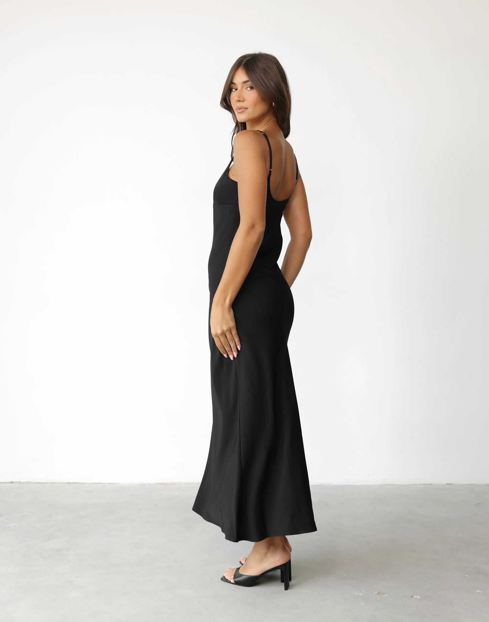 Rosalina Maxi Dress (Black)