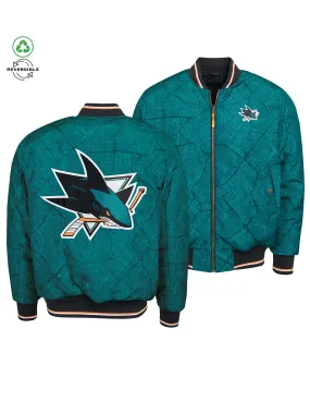 San Jose Sharks Reversible Bomber