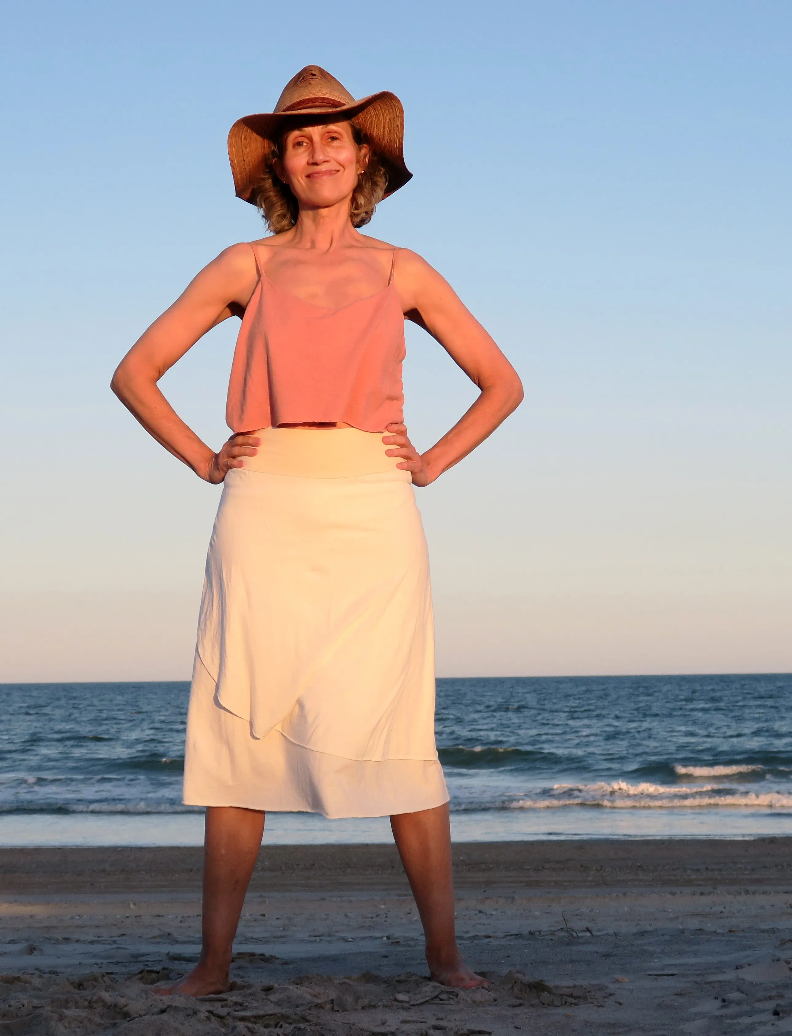 Sarong Simplicity Below Knee Skirt