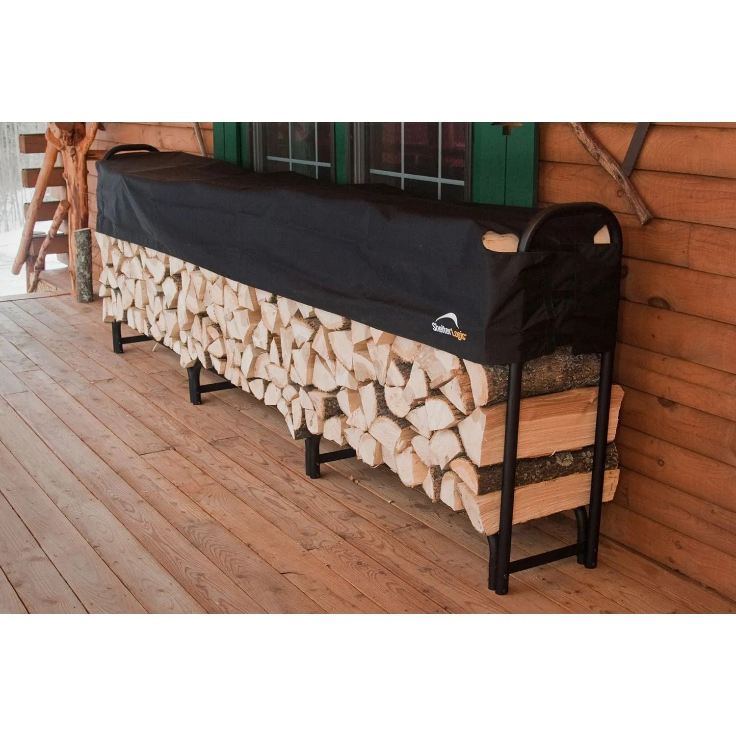 ShelterLogic | Heavy Duty Firewood Rack 12 ft. With Cover