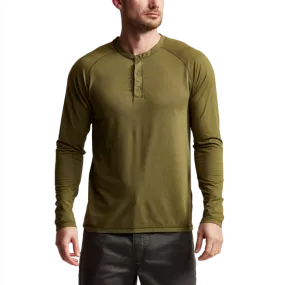 'Sitka' Men's Hanger Work Henley - Covert