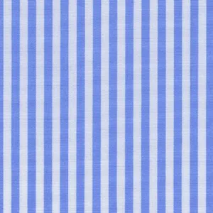 Sky Blue and White Wide Bankers Stripe Classic Custom Shirt 100c 140/2*70 Sap018a