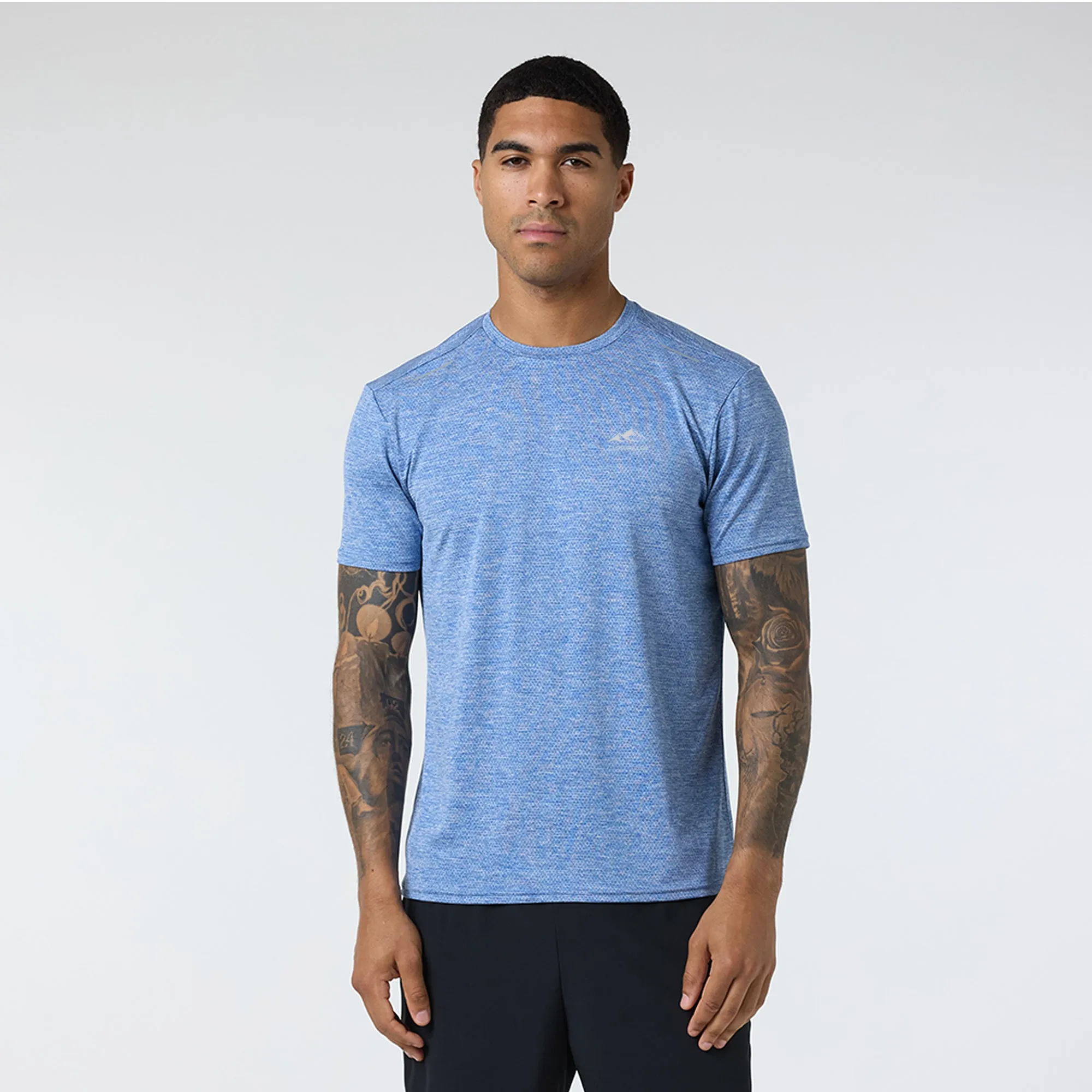 Space Dye Performance T-Shirt | Blue