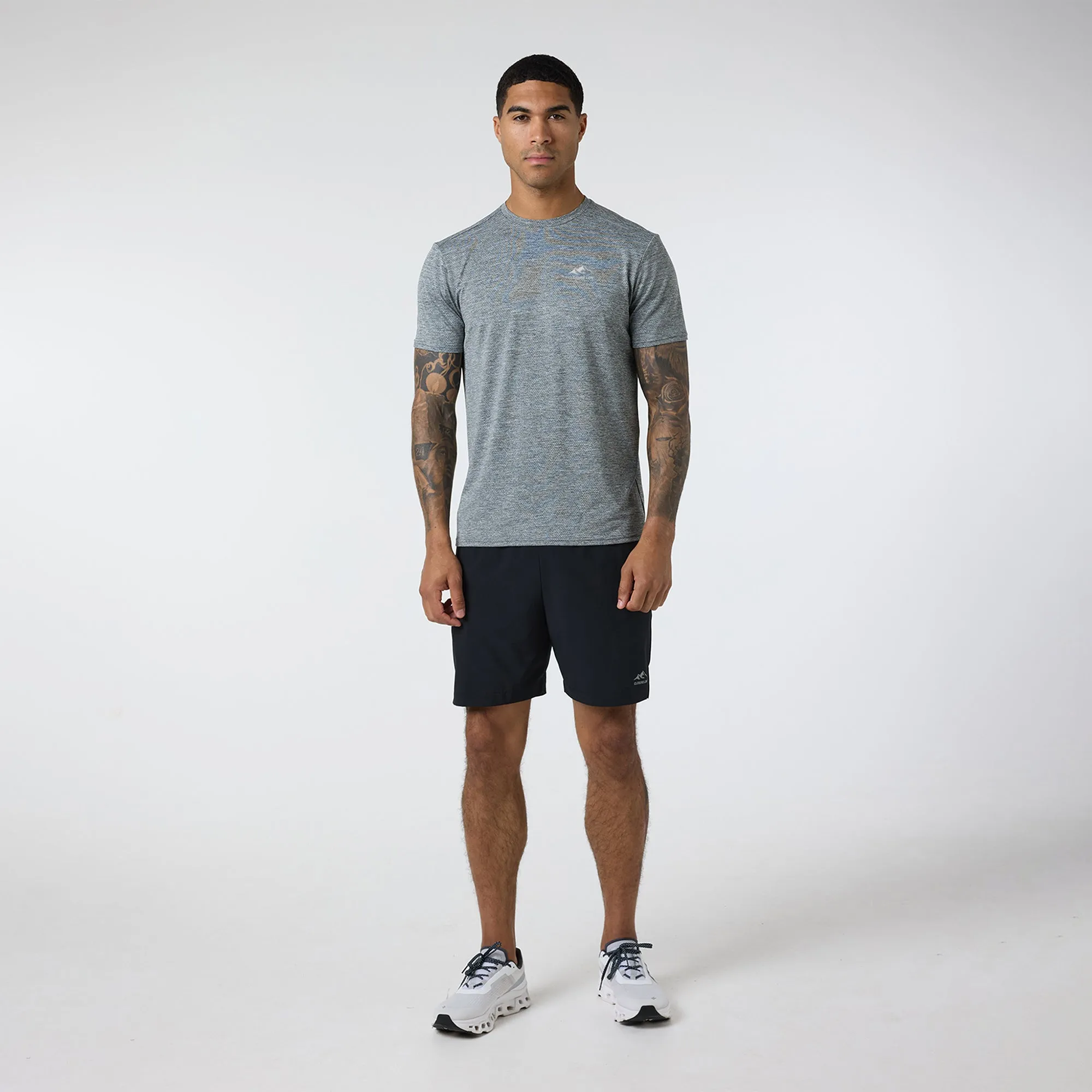 Space Dye Performance T-Shirt | Grey