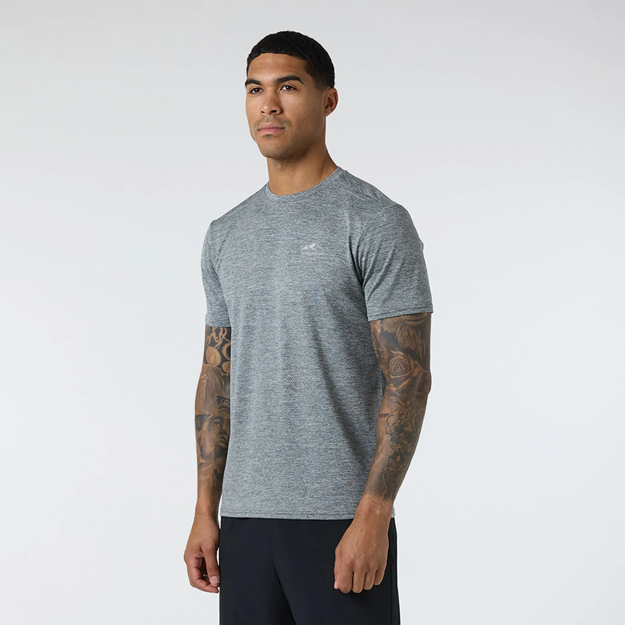 Space Dye Performance T-Shirt | Grey