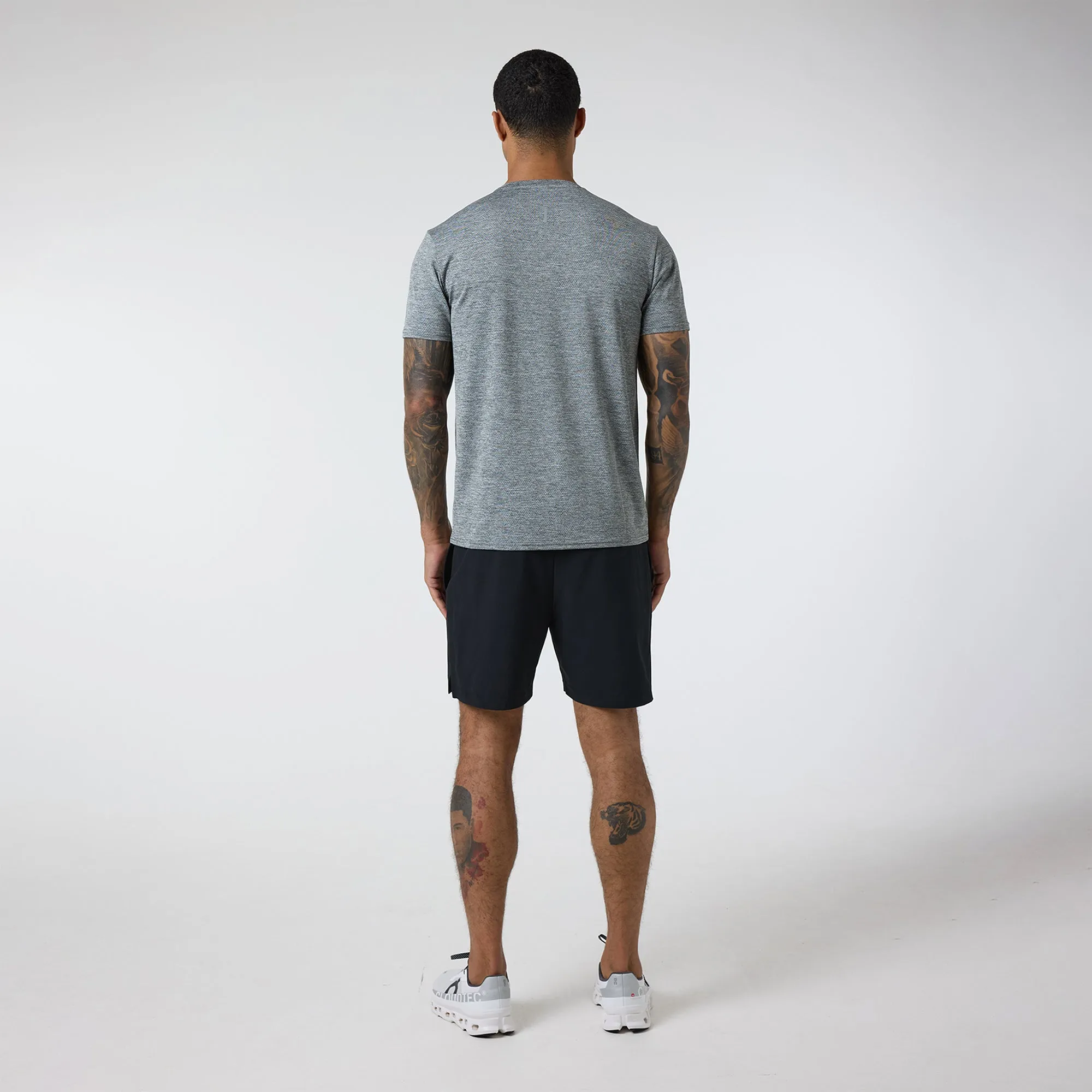 Space Dye Performance T-Shirt | Grey