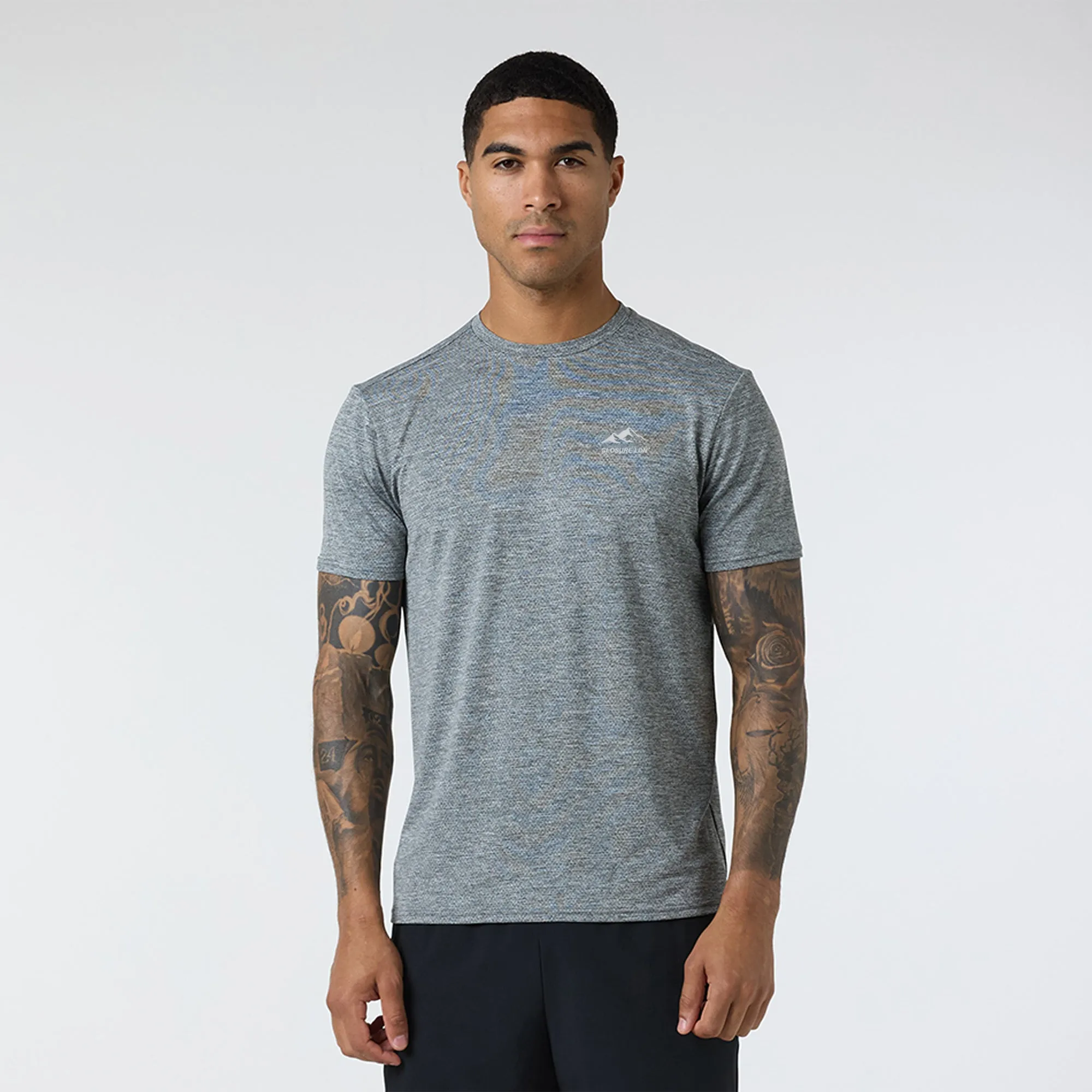 Space Dye Performance T-Shirt | Grey