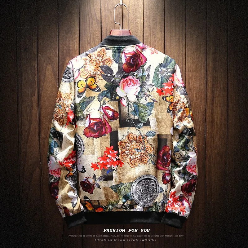 Street Swag Designer Style Floral Jackets