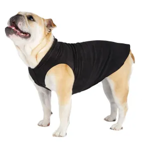 Stretch Fleece Dog Coat Black