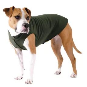 Stretch Fleece Dog Coat Hunter Green