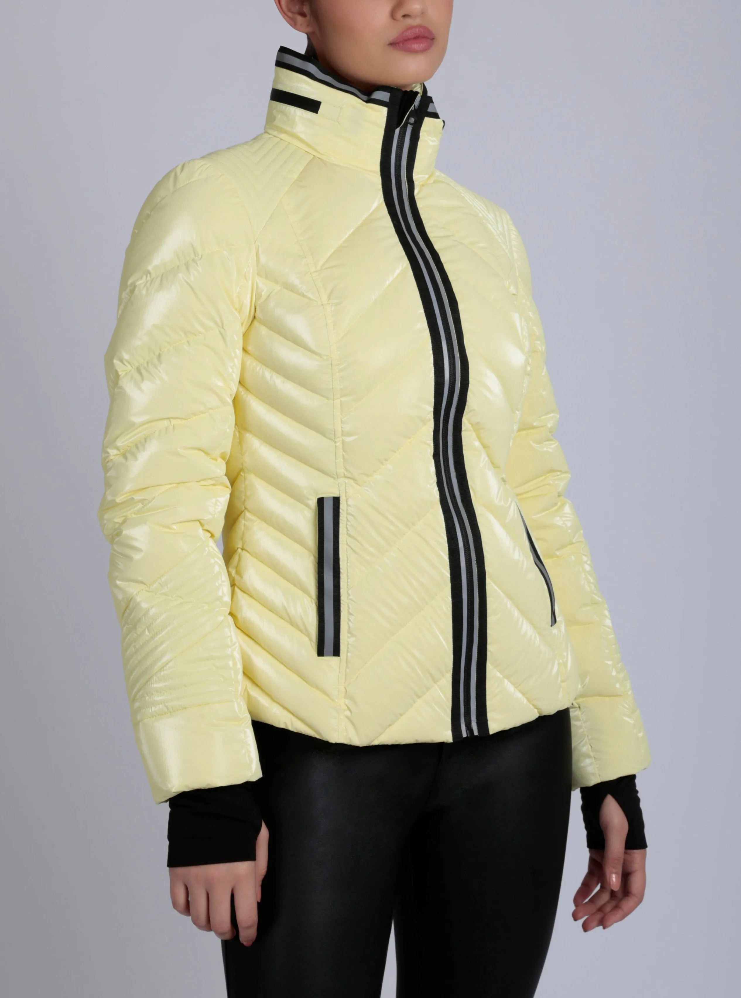 Super Hero Puffer With Reflective Trim