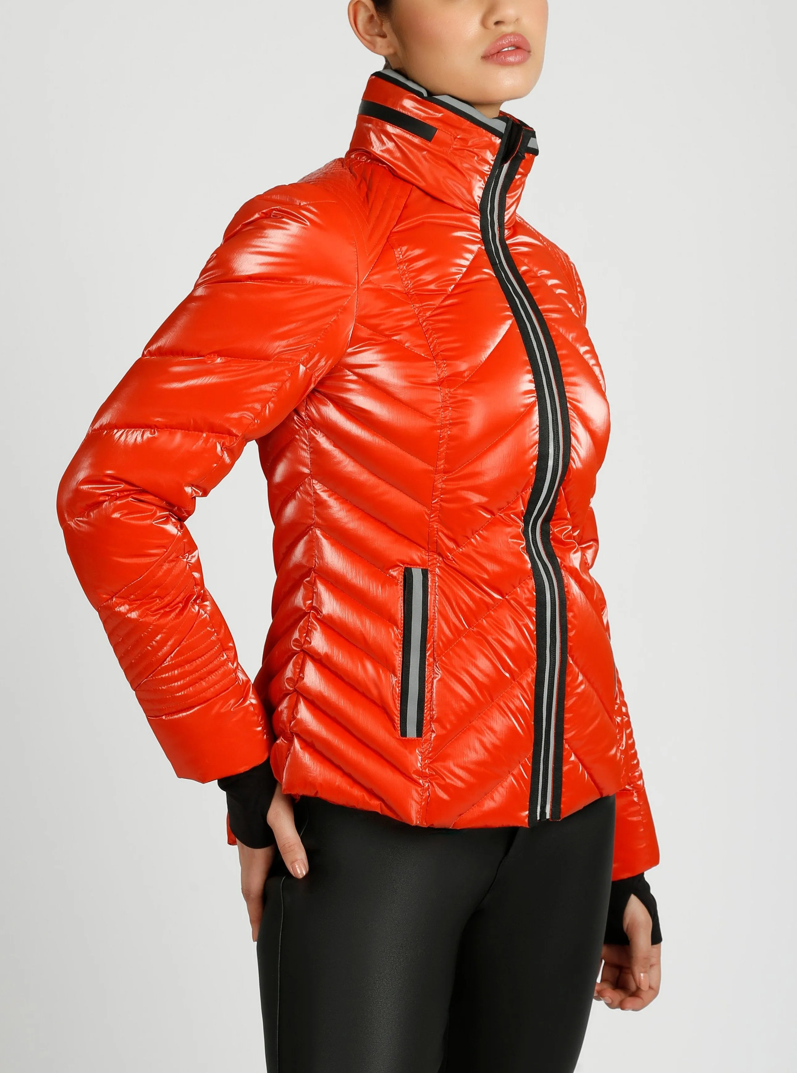 Super Hero Puffer With Reflective Trim