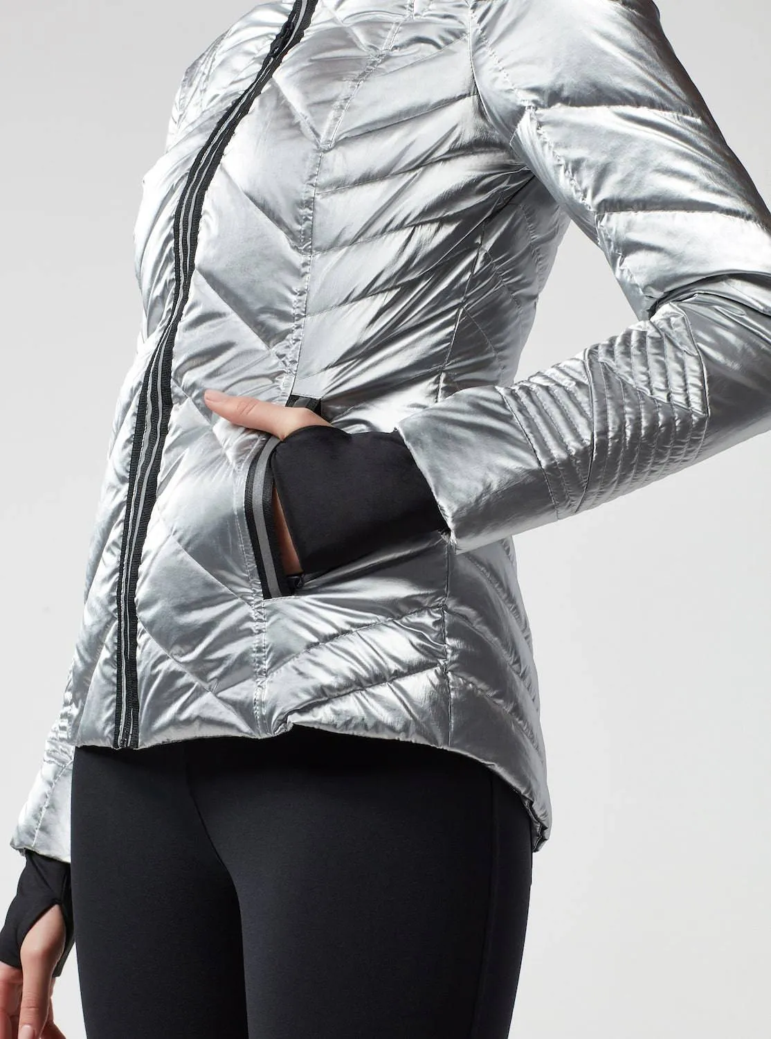 Super Hero Puffer With Reflective Trim