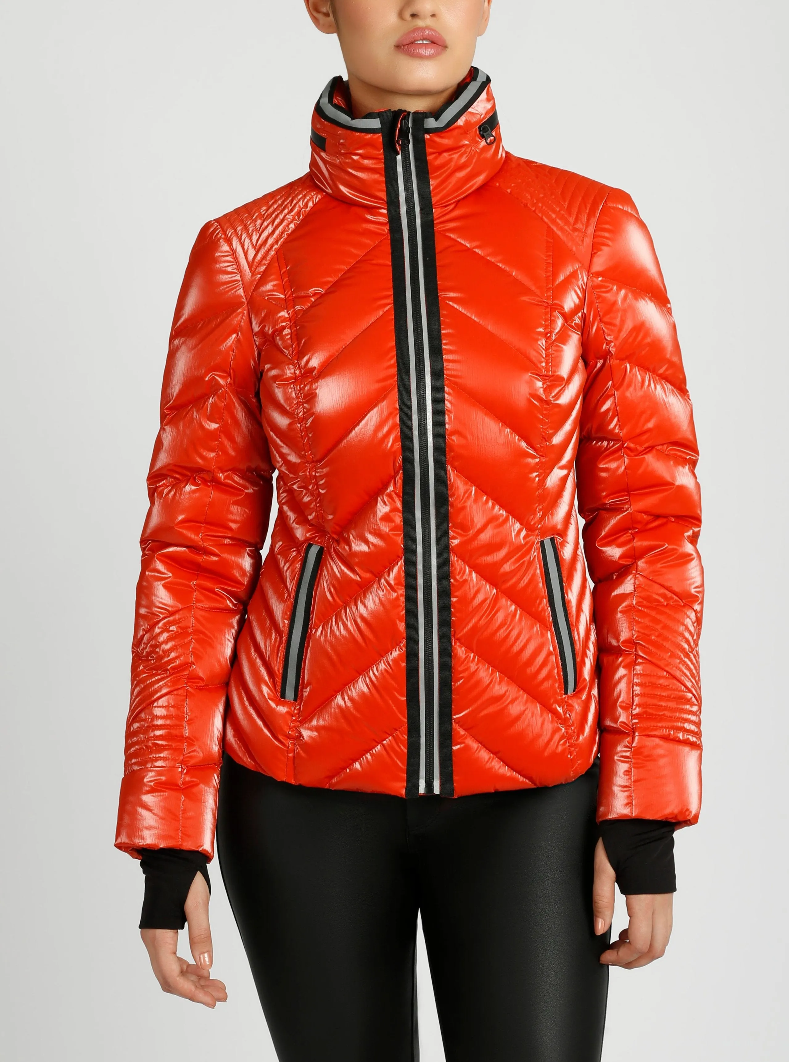 Super Hero Puffer With Reflective Trim