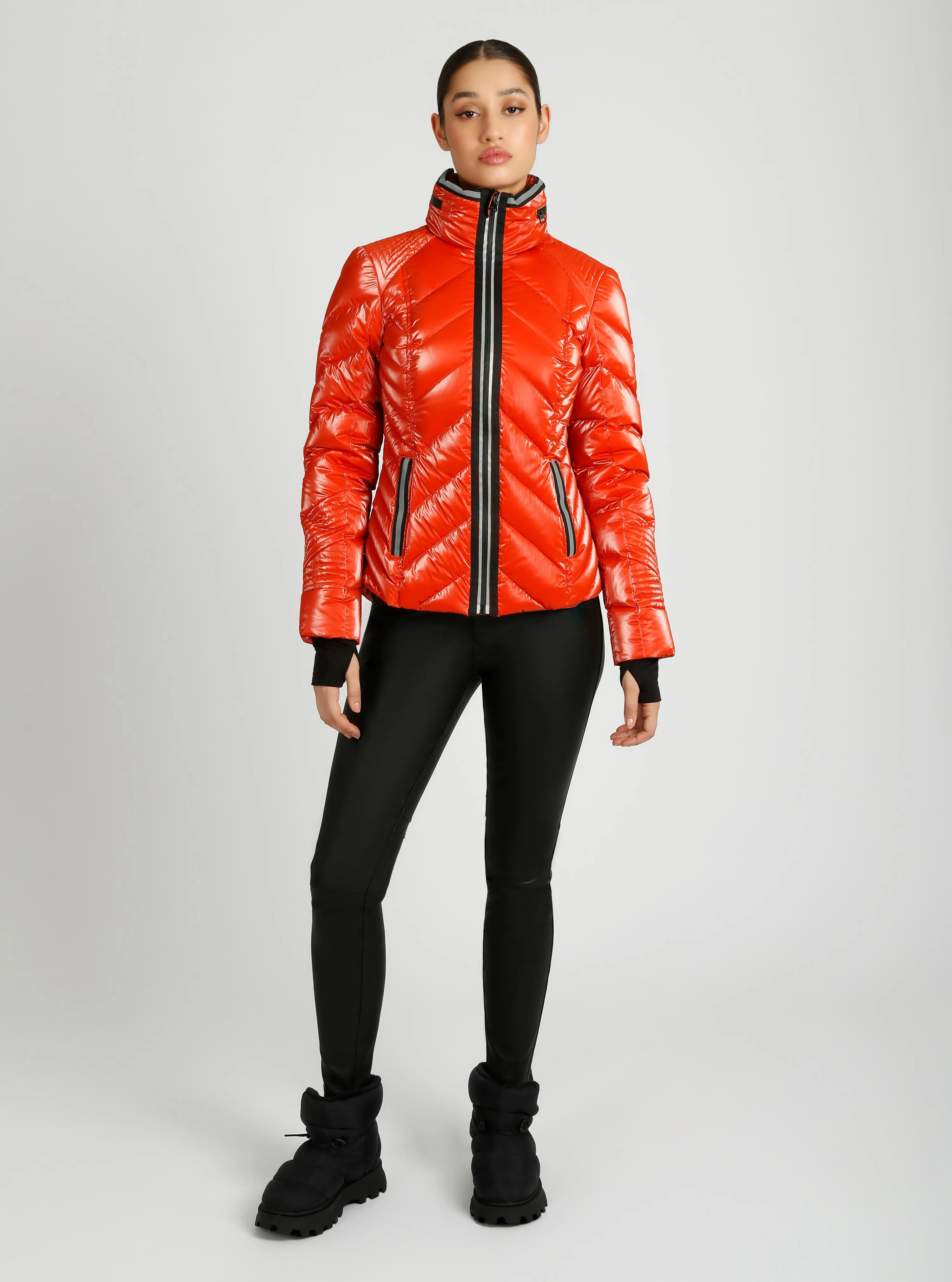 Super Hero Puffer With Reflective Trim