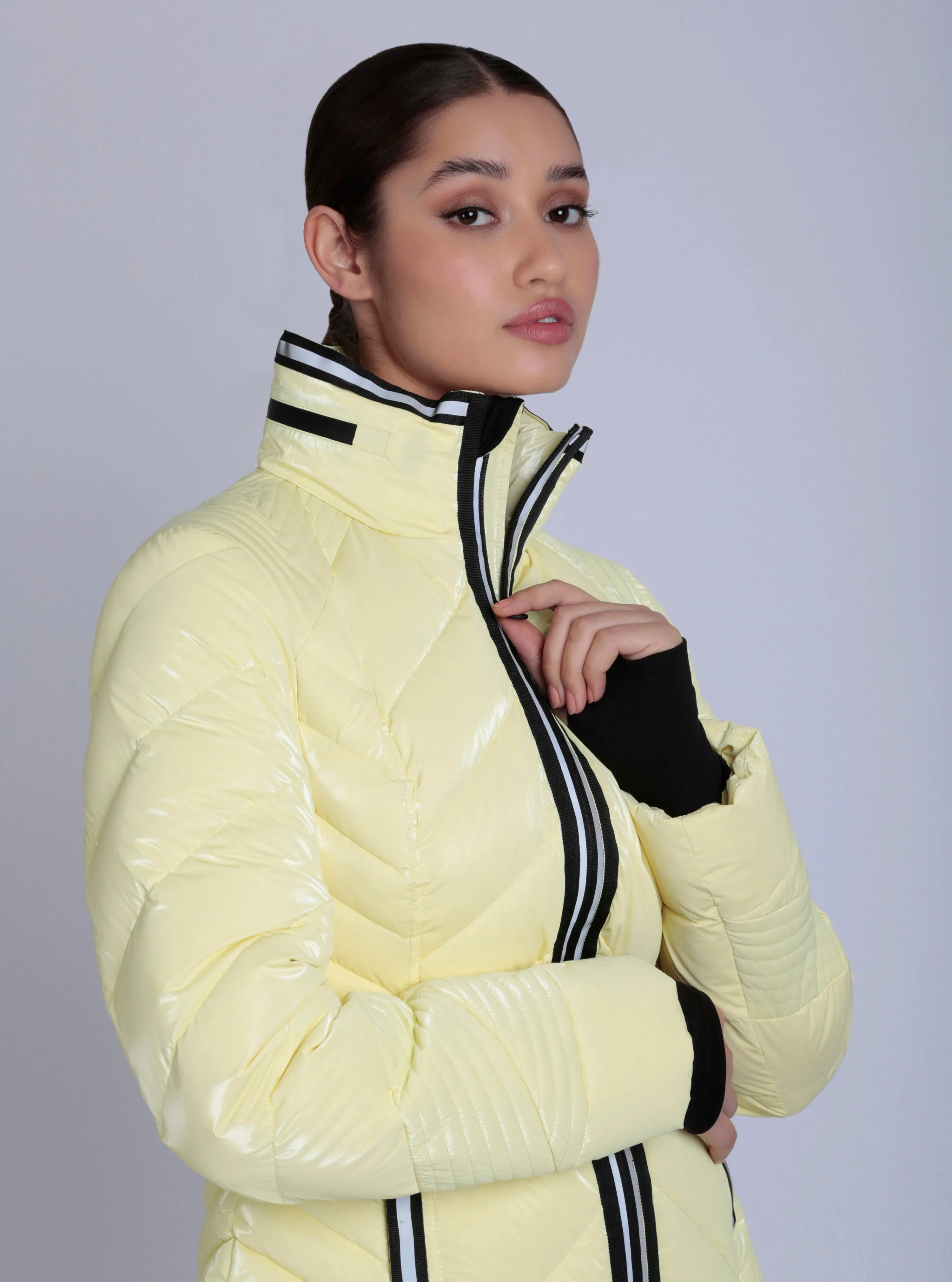 Super Hero Puffer With Reflective Trim