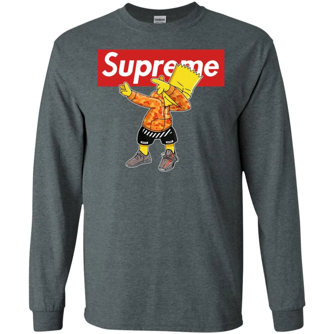 Supreme Dabbing T-shirt Men Long Sleeve Shirt