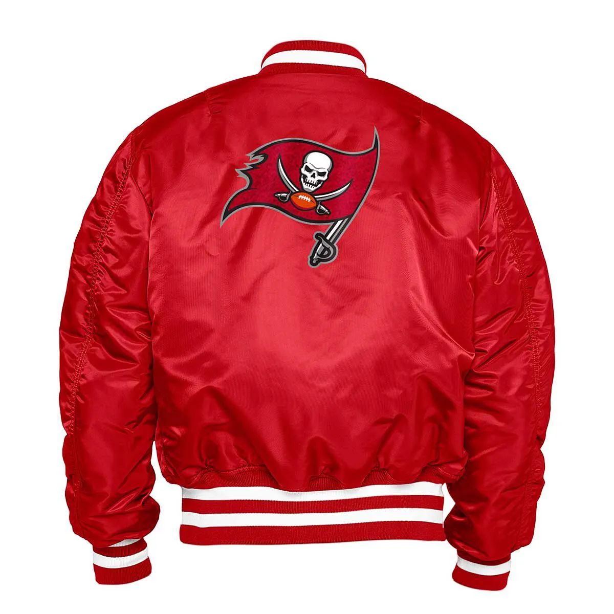 TAMPA BAY BUCCANEERS X ALPHA X NEW ERA MA-1 BOMBER JACKET