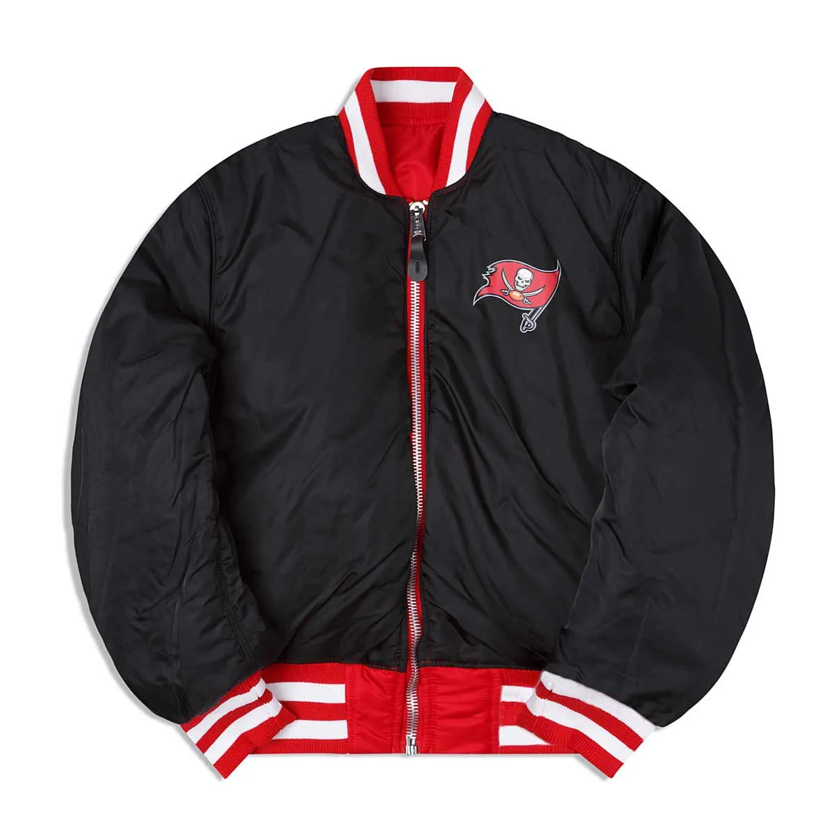 TAMPA BAY BUCCANEERS X ALPHA X NEW ERA MA-1 BOMBER JACKET