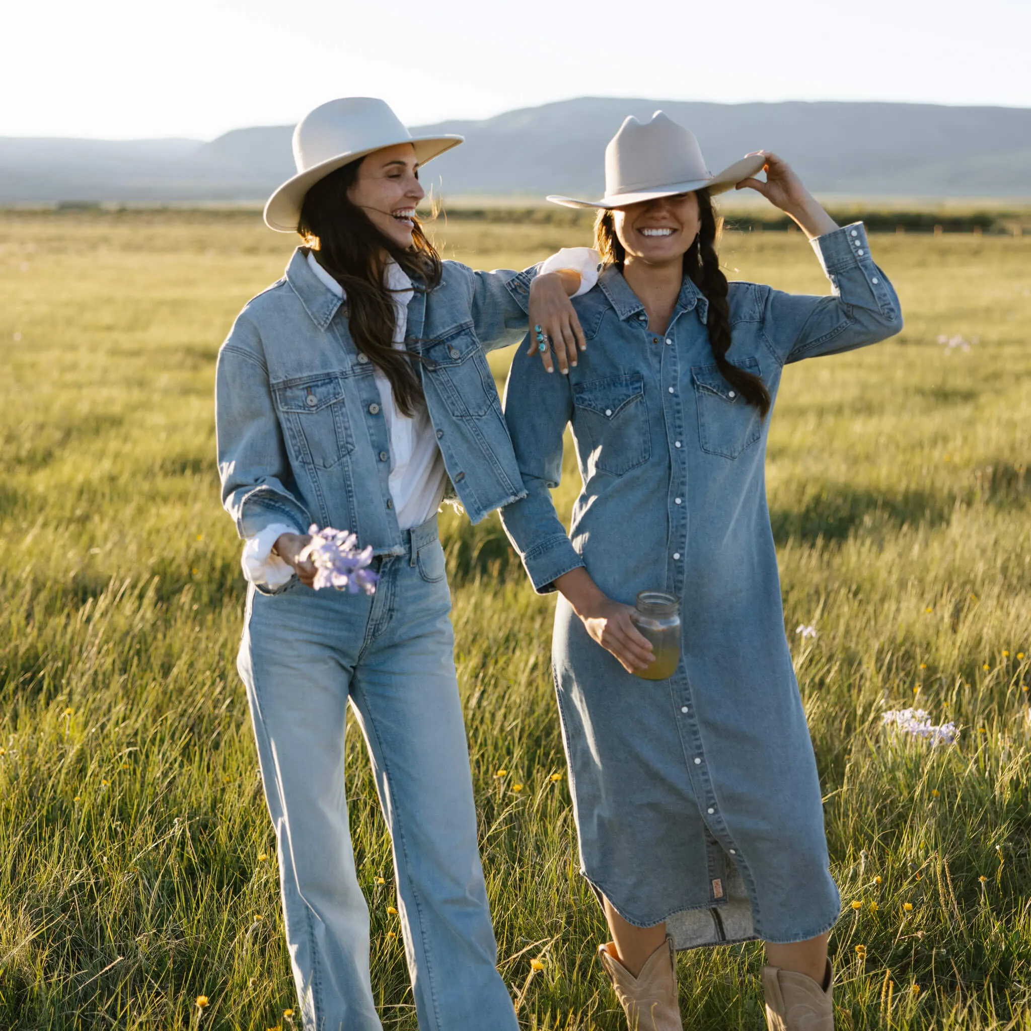 The Annie Pearl Snap Shirtdress