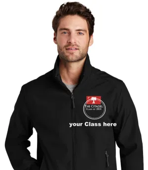 The Citadel, Big Red Flag, Customizable (your class), Soft Shell Bomber Jacket