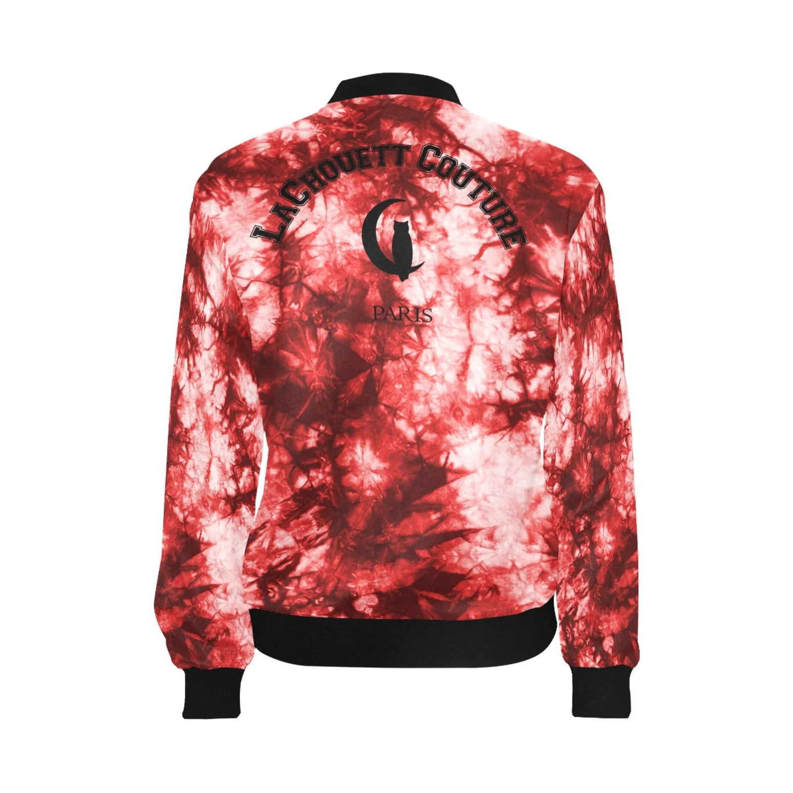 TIE DYE All Over Print Bomber Jacket for Women