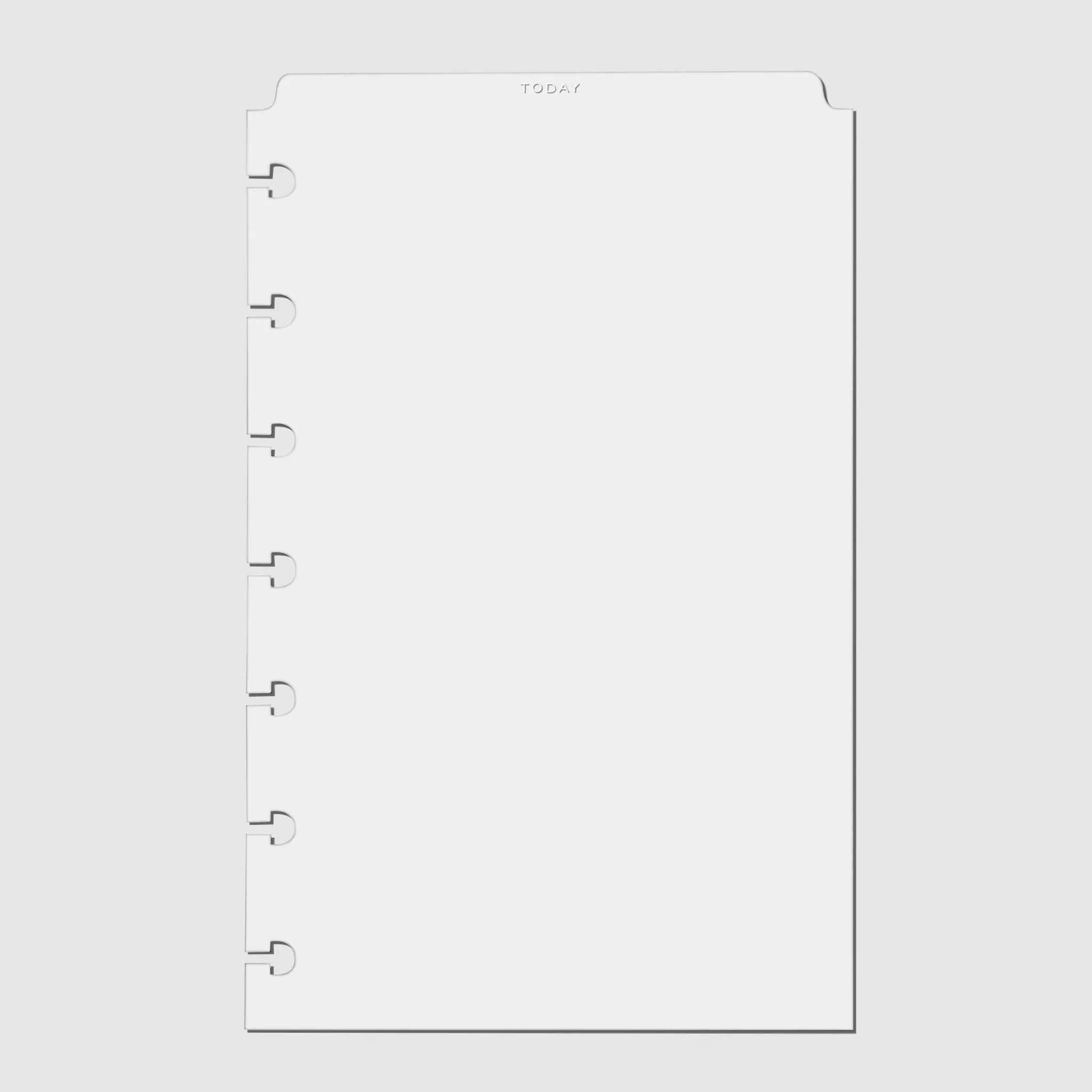 Today Tab Planner Divider | Low Profile | Matte