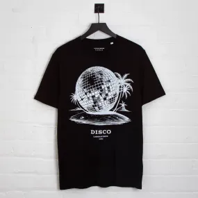 Utopia Disco Labs NYC Front Print - Tshirt - Black