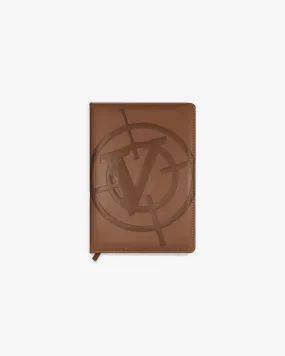 V-LOGO NOTEBOOK MOCHA