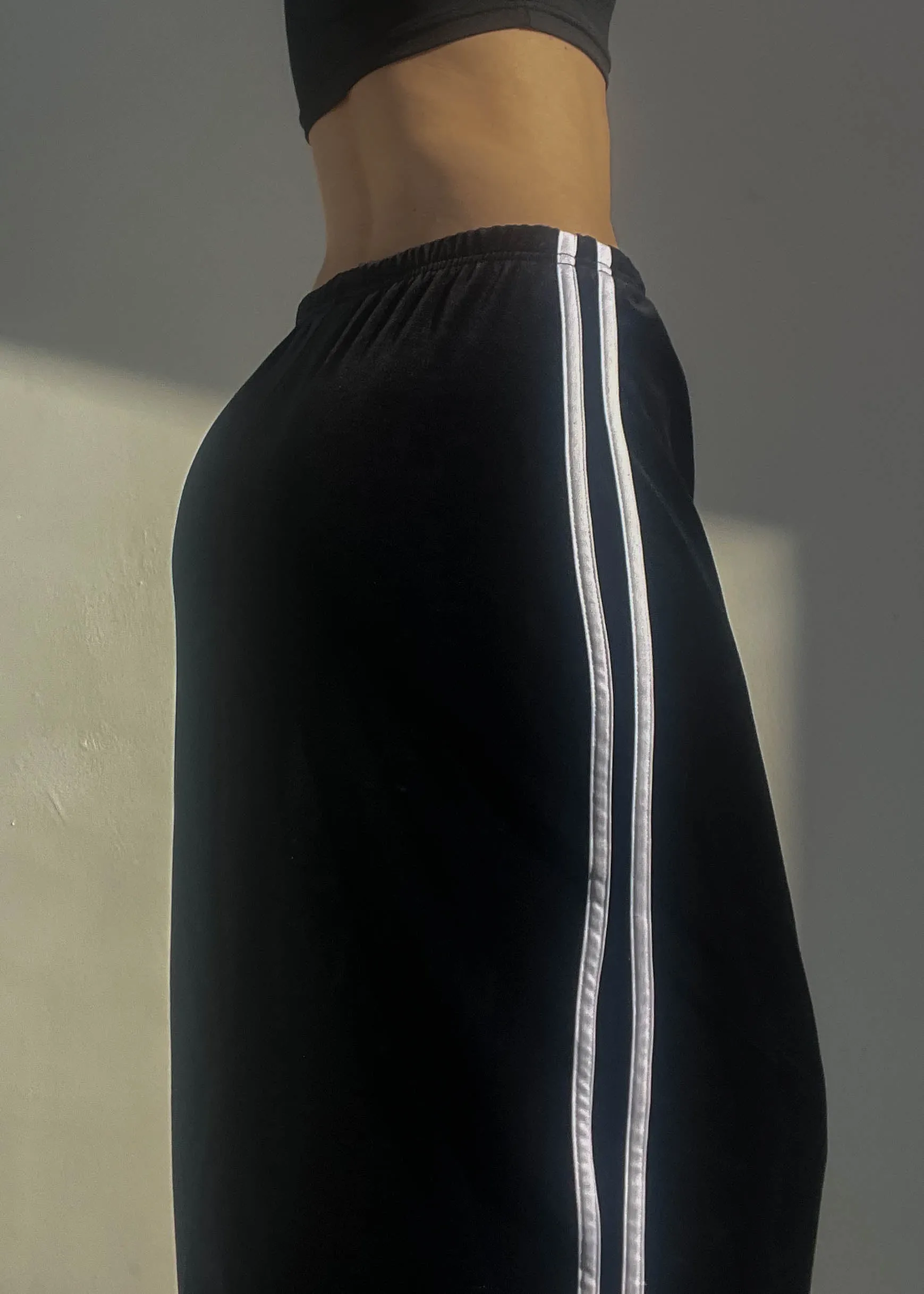 Velvet Sporty Stripe Maxi Skirt (S)