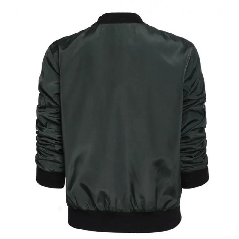 VenusFox Fashion Bomber Pilot Jacket