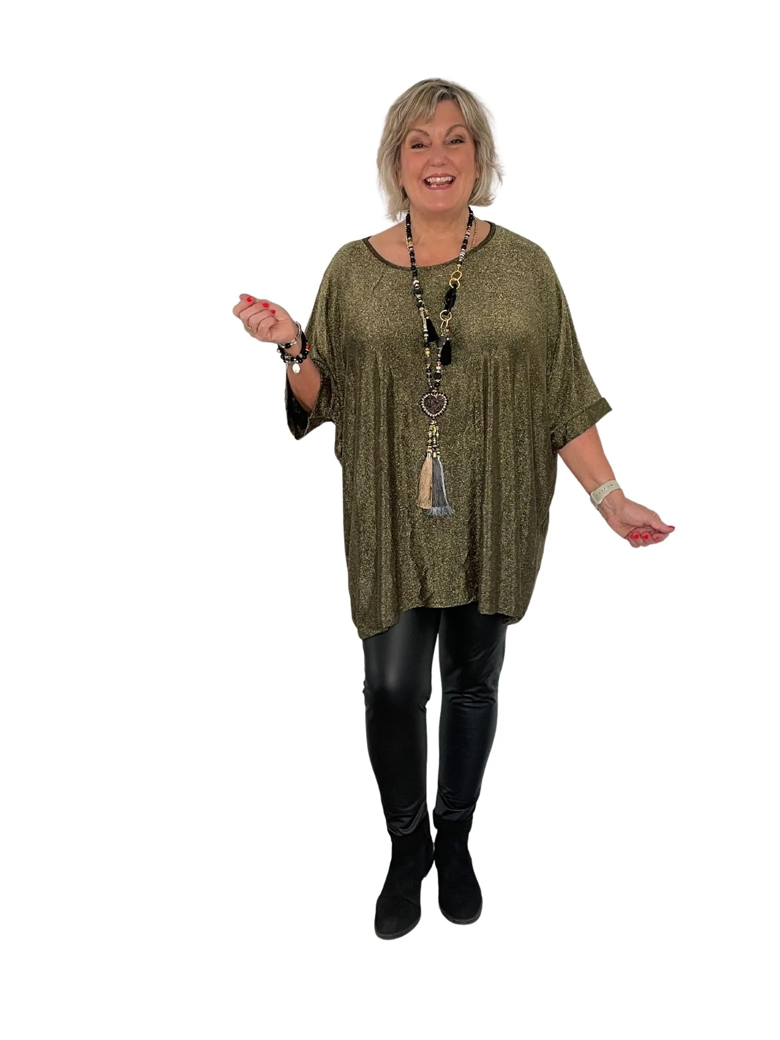 Verity Glitzy Tunic Top