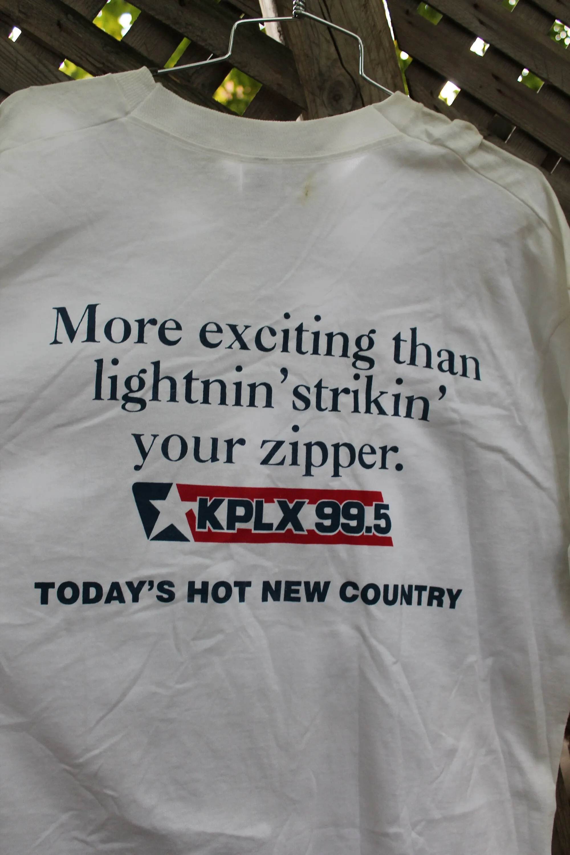 Vintage 1990s KPLX 99.5 Radio Promo T-Shirt