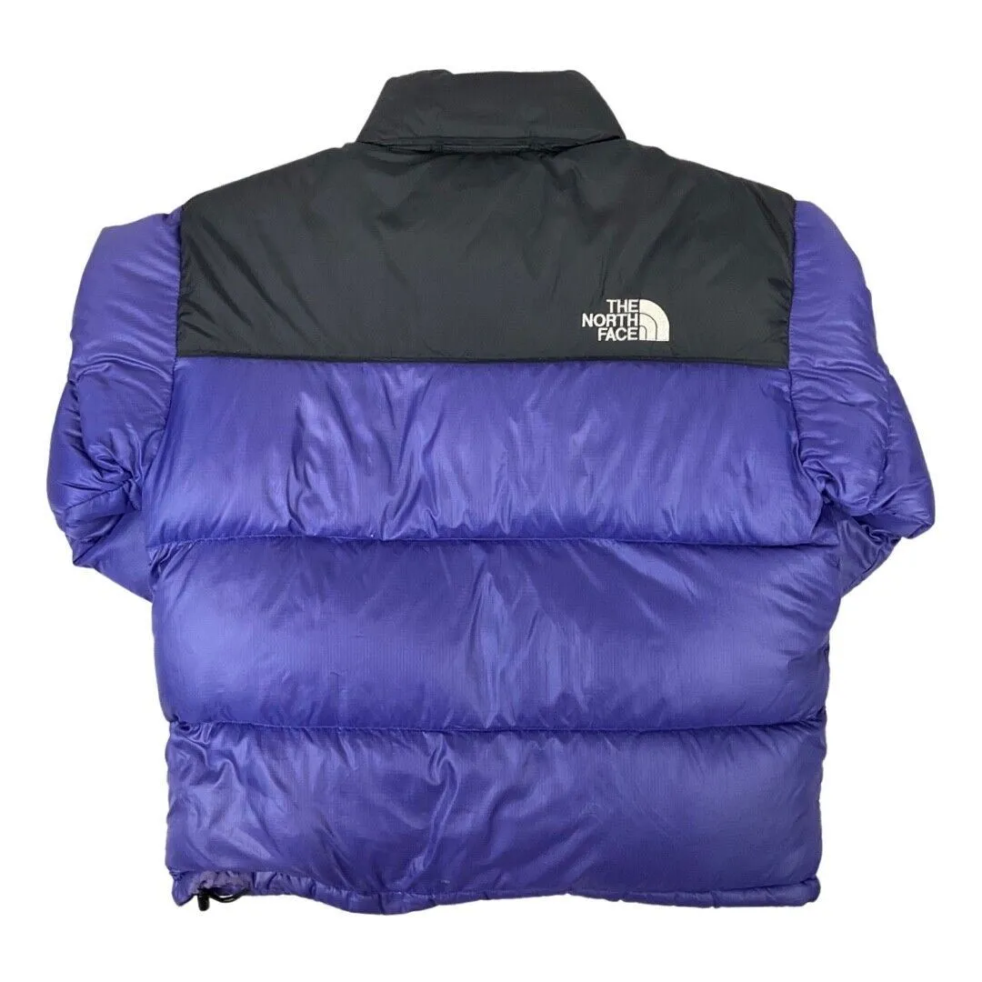 Vintage 90s Purple Black The North Face 700 Down Puffa Jacket L