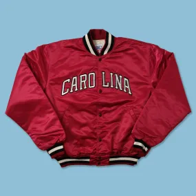 Vintage Starter Carolina Satin Bomber Jacket XLarge